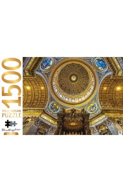 Mindbogglers Gold 1500-Piece Jigsaw: St. Peter’s Basilica
